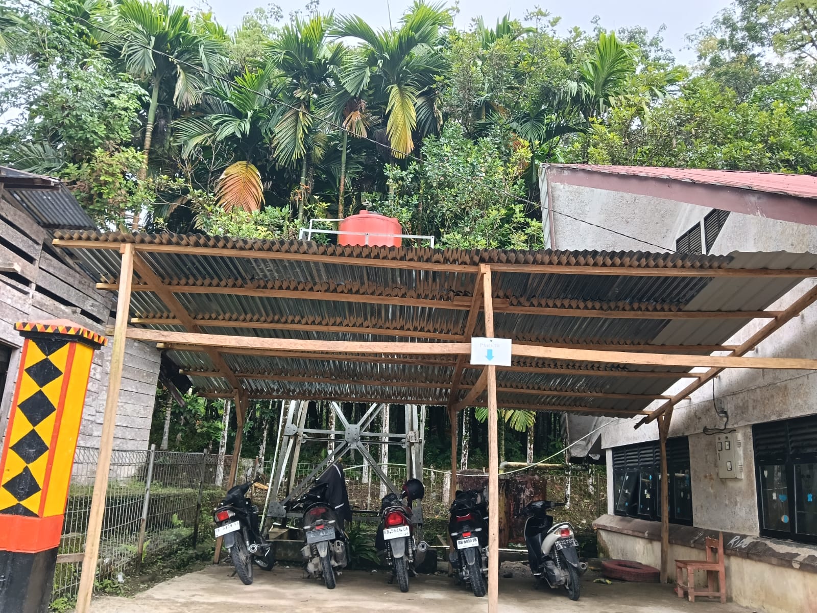 Foto Parkiran yang telah di perbaiki